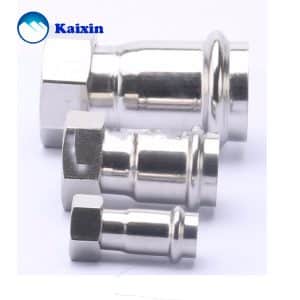 V Profile 316L Stainless Steel Coupling with Union Nut Press Fitting