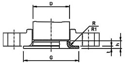 ASME B16.9 Butt Weld Collars Dimensions