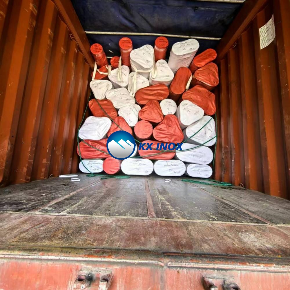 Stainless Steel Pipe Load in Open container OT KXINOX KAIXIN METAL