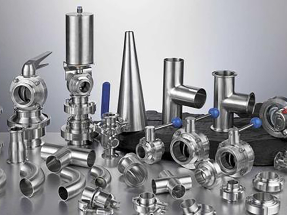 تجهيزات أنابيب الفولاذ المقاوم للصدأ الصحية