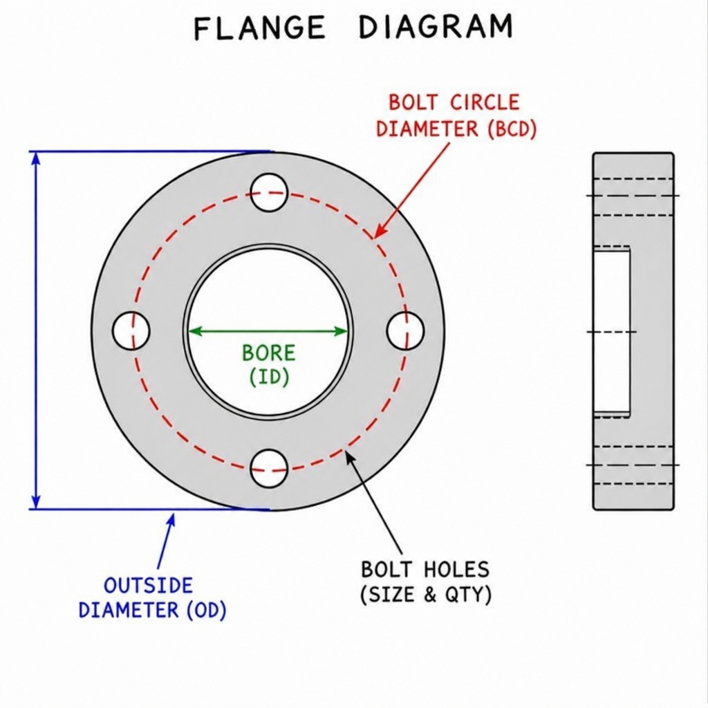 How to Read a Flange Size Chart